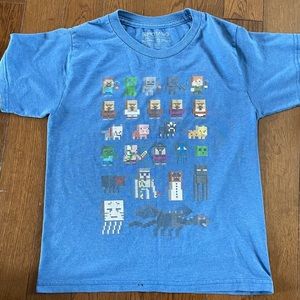 Kids Minecraft Pajama tshirts 3 of them